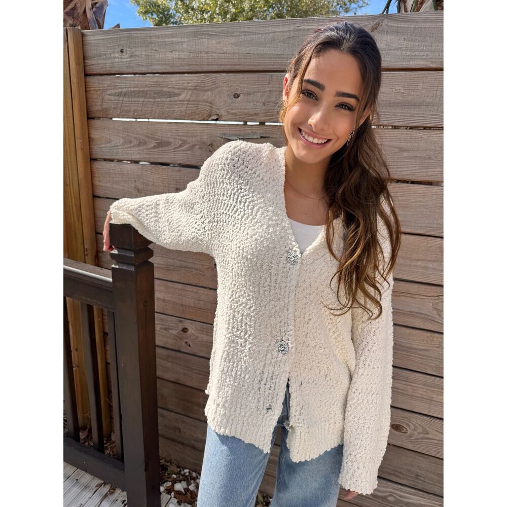 Sparkling Snow Sweater by Eesome NWT